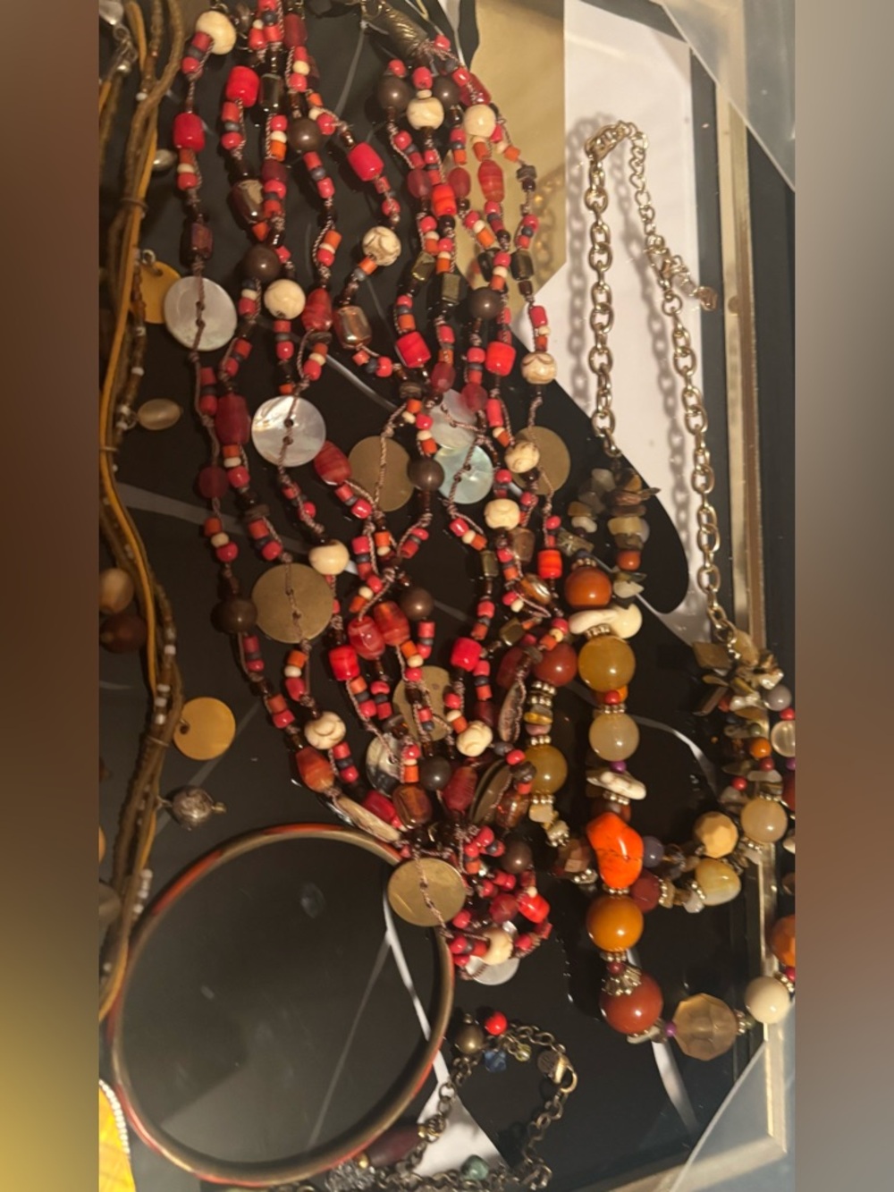 4 Vintage Necklaces ( Coldwater Creek & Ann Taylor) and 2 Bracelets #122 - Picture 7 of 16